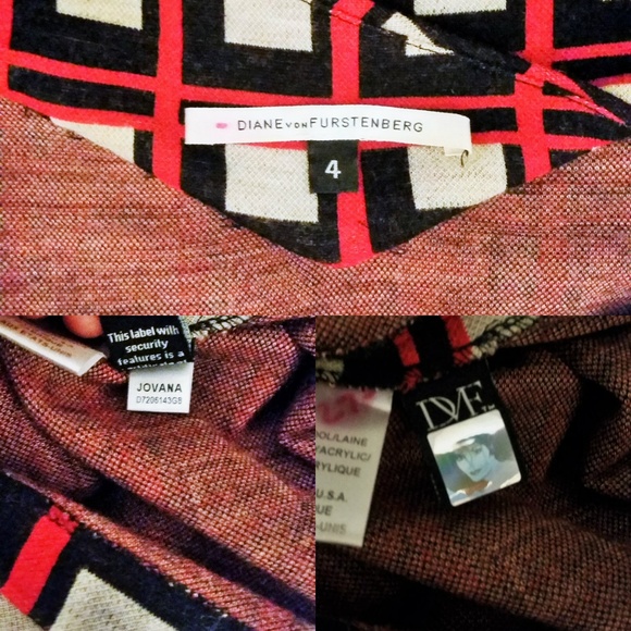 Diane von Furstenberg Dress Jovana Hutong Plaid - Picture 8 of 8